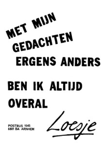loesje+en+gedachten